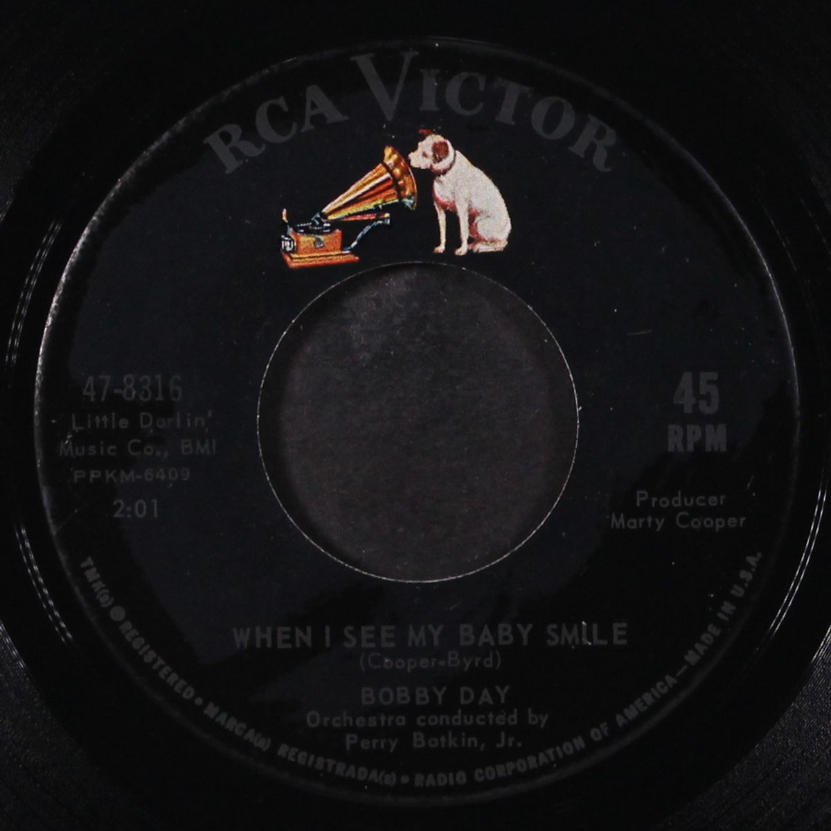 when i see my baby smile / on the street where you live by BOBBY DAY