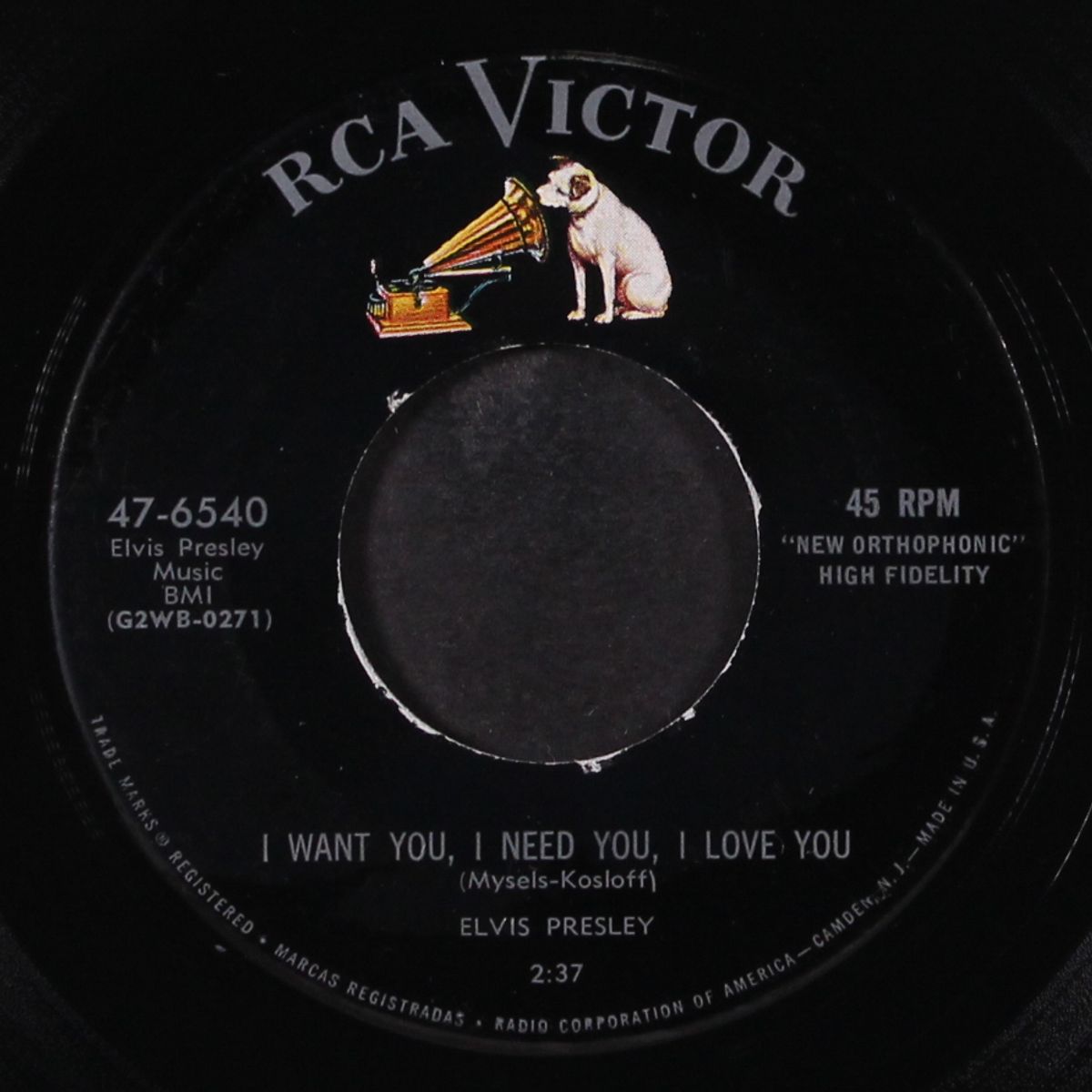 my baby left me / i want you, i need you, i love you by ELVIS PRESLEY