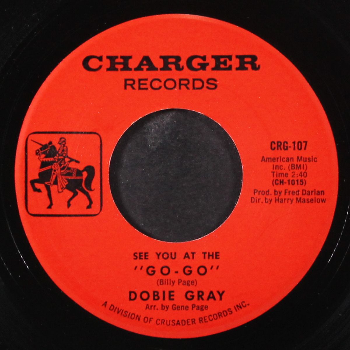 see you at the go-go / walk with love by DOBIE GRAY