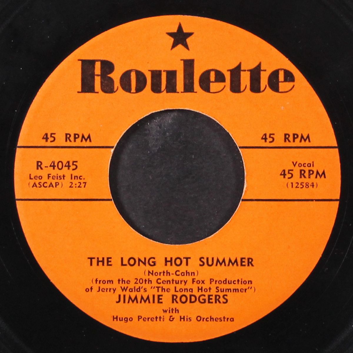 oh-oh, i'm falling in love again / the long hot summer by JIMMIE RODGERS