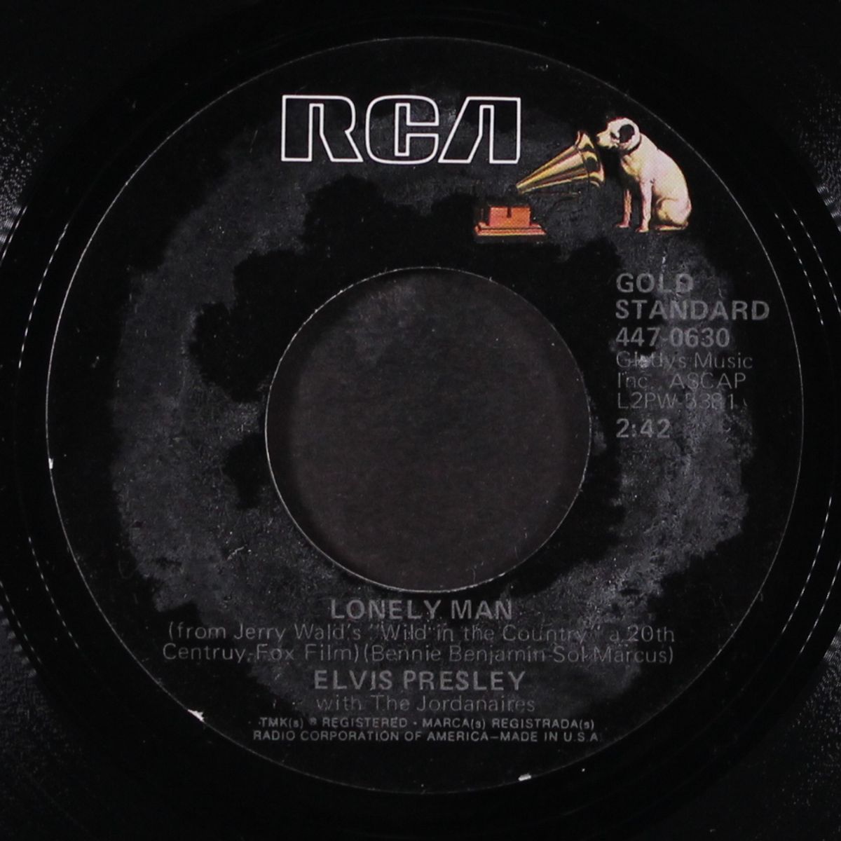 surrender / lonely man by ELVIS PRESLEY