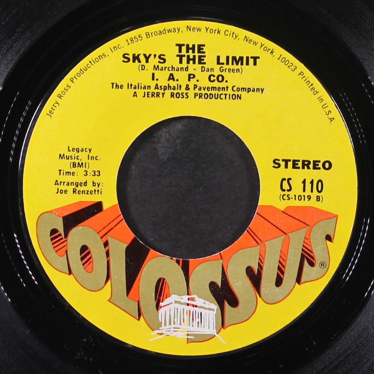 check yourself / the sky's the limit by ITALIAN ASPHALT & PAVING CO.