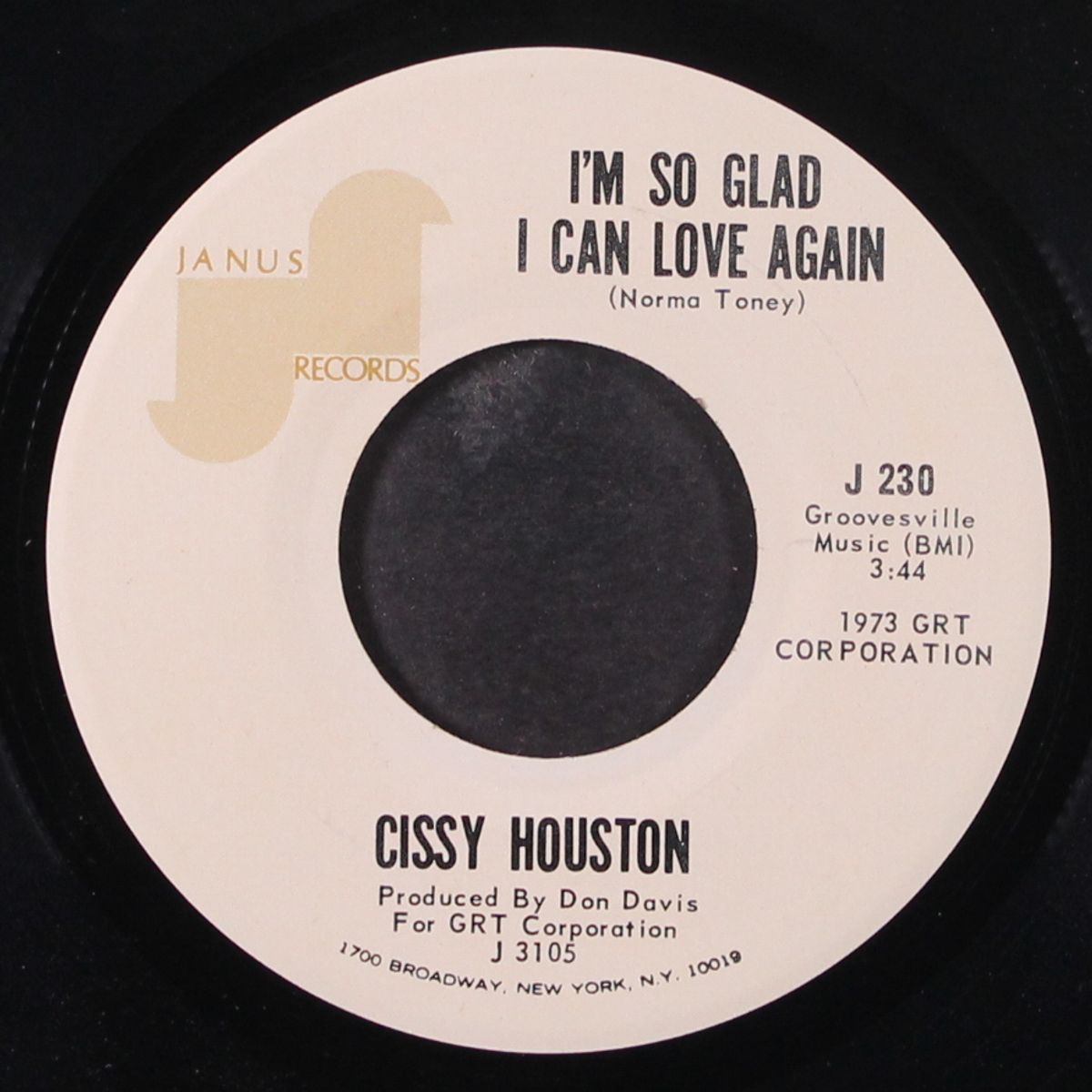 i'm so glad i can love again / the only time you say you love me by CISSY HOUSTON