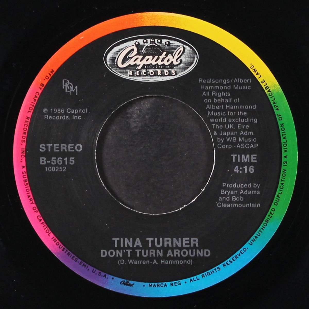 typical male / don't turn around by TINA TURNER