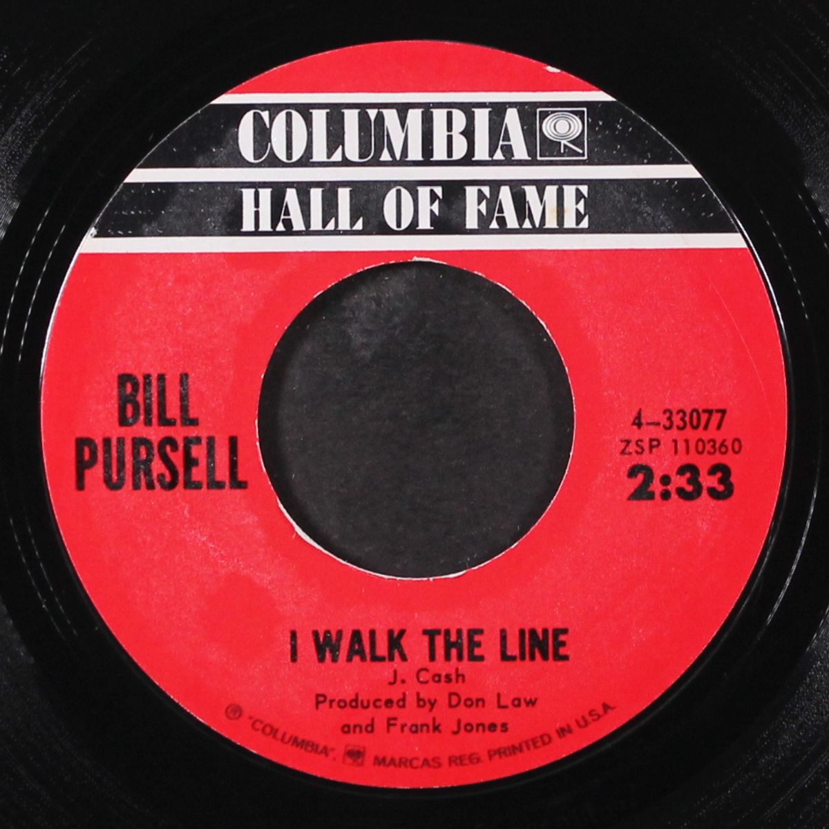 our winter love / i walk the line by BILL PURSELL