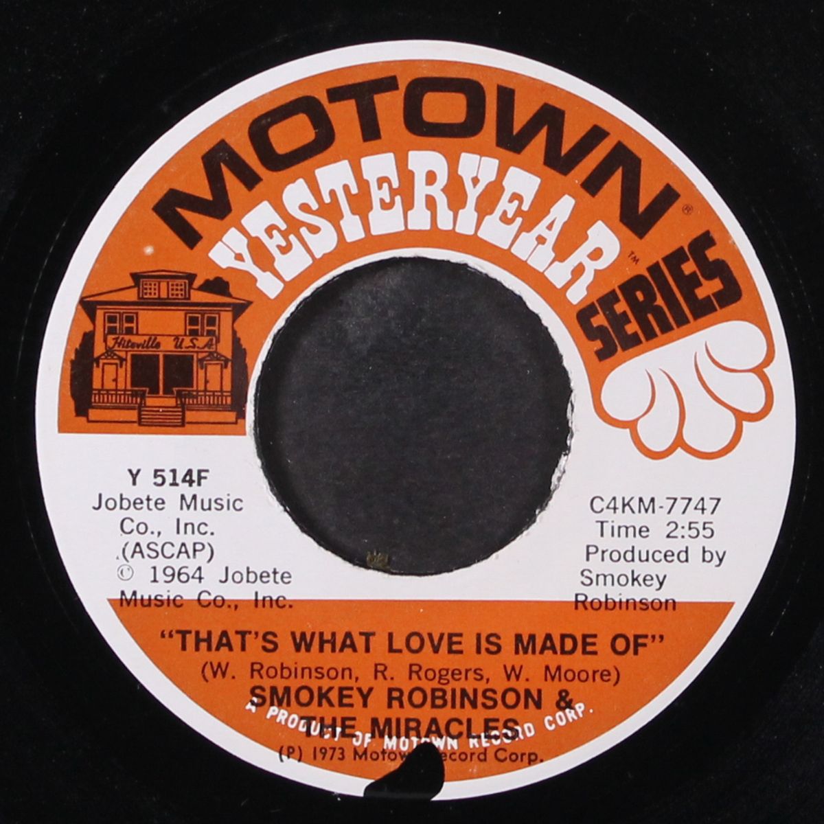 the love i saw i saw in you was just a mirage / that's what love is ma by SMOKEY ROBINSON & MIRACLES