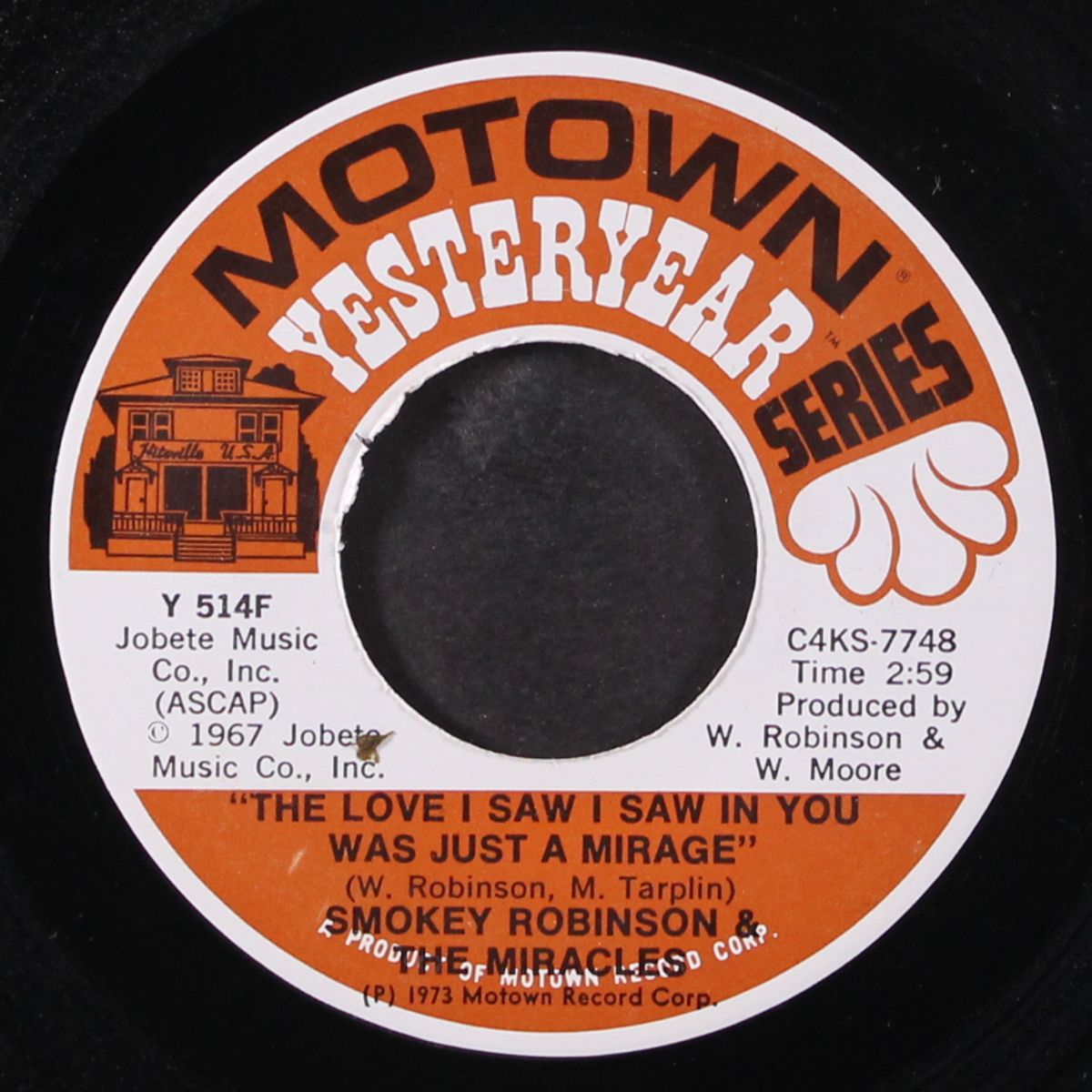 the love i saw i saw in you was just a mirage / that's what love is ma by SMOKEY ROBINSON & MIRACLES