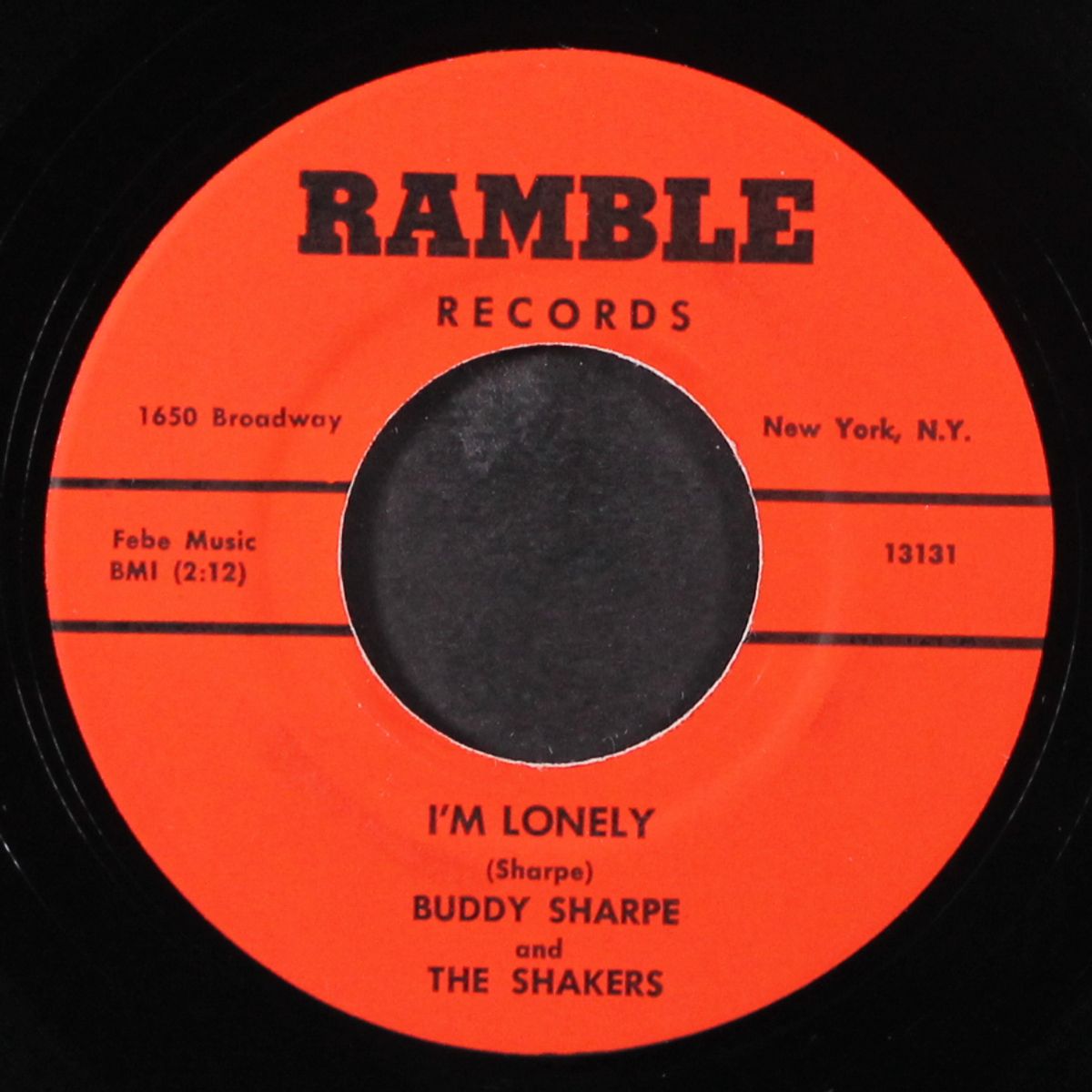 the shake / i'm lonely by BUDDY SHARPE
