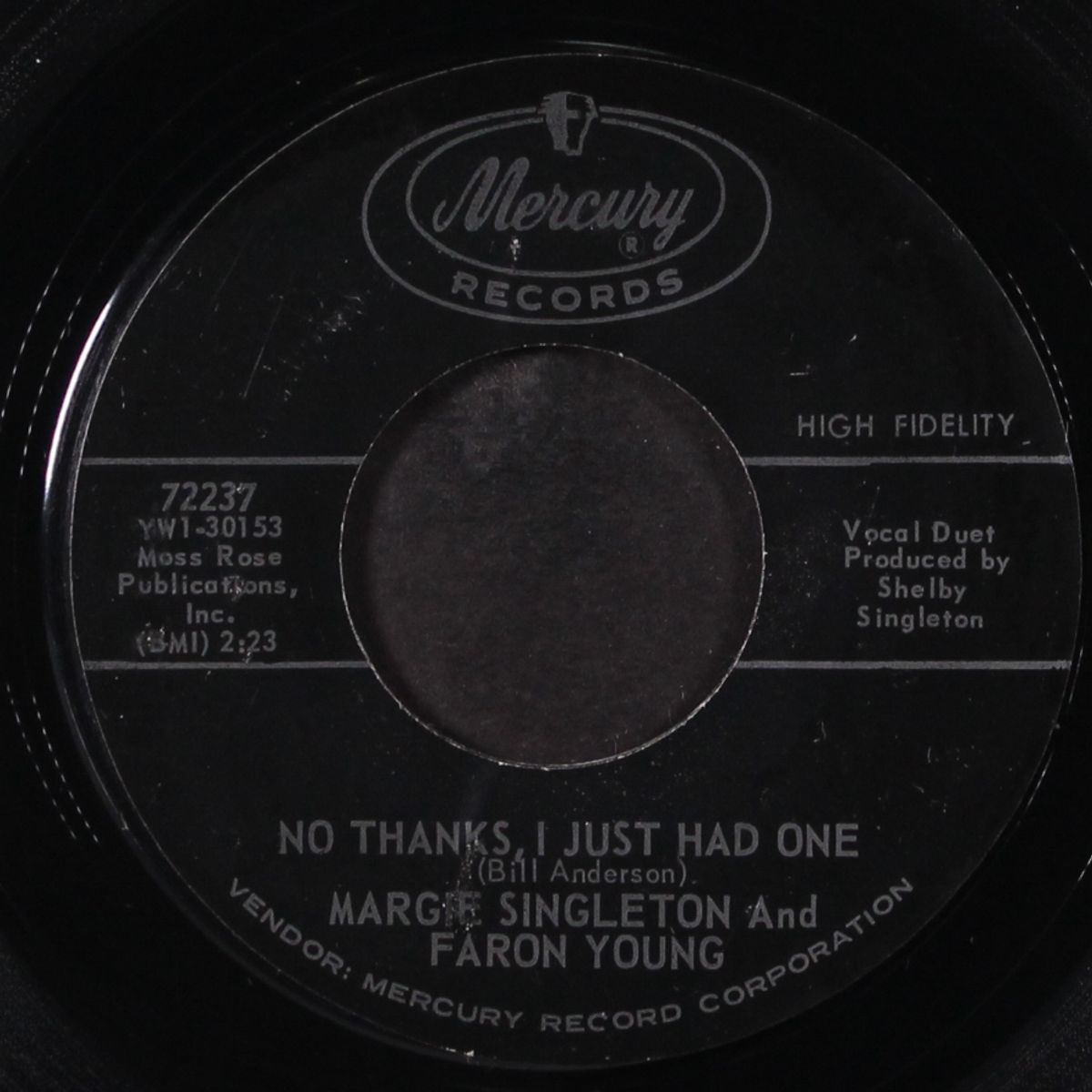 keeping up with the joneses / no thanks i just had one by MARGIE SINGLETON & FARON YOUNG