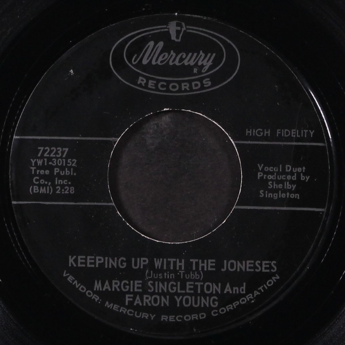 keeping up with the joneses / no thanks i just had one by MARGIE SINGLETON & FARON YOUNG