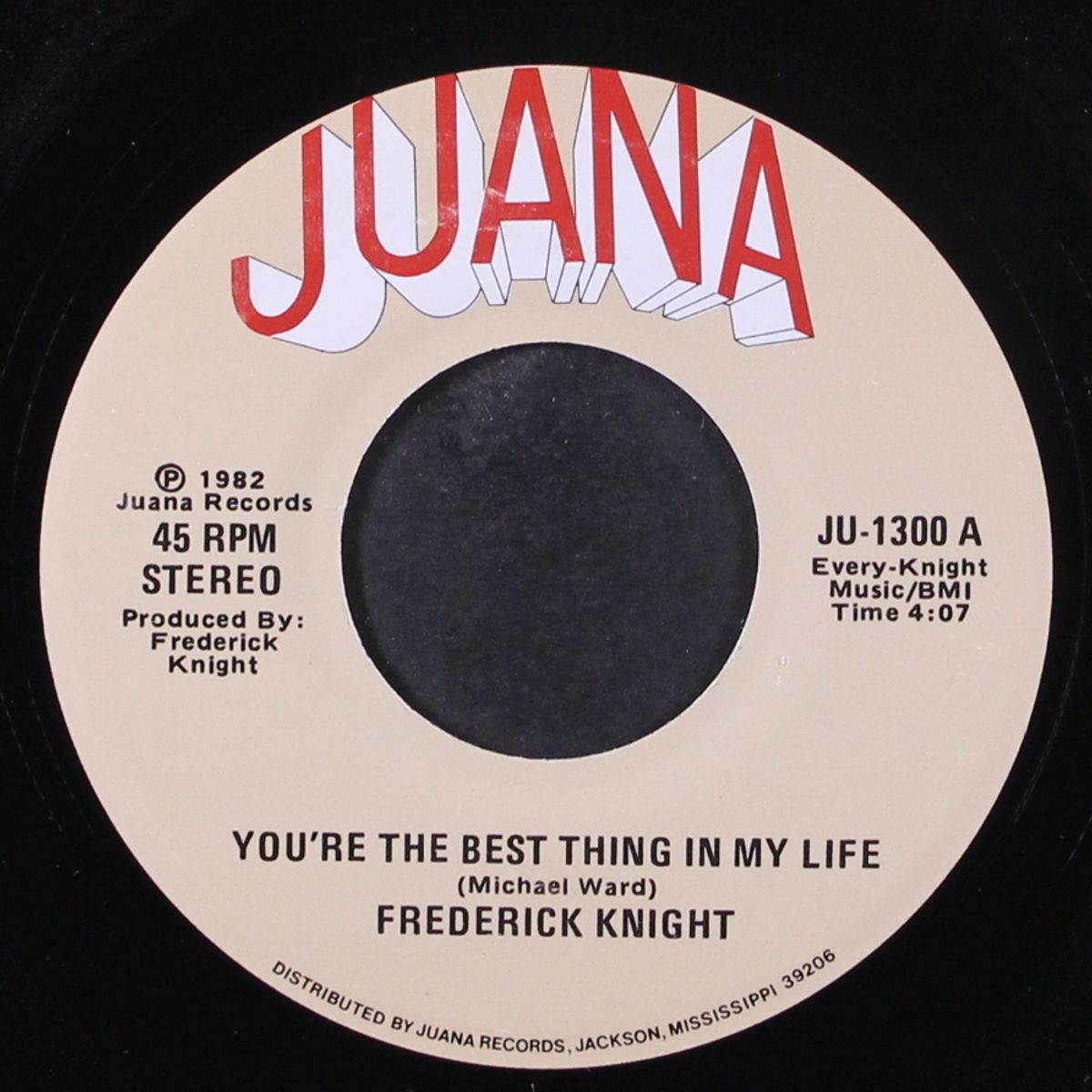 you're the best thing in my life / when will love need me by FREDERICK KNIGHT