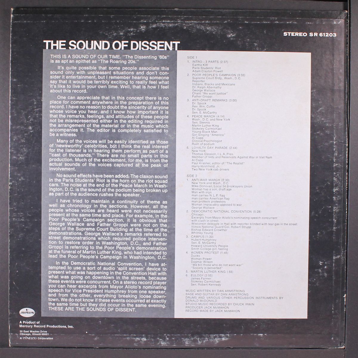 the sound of dissent by VARIOUS