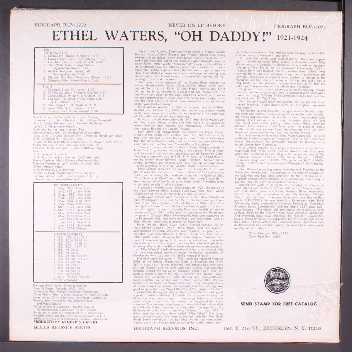 oh daddy! by ETHEL WATERS