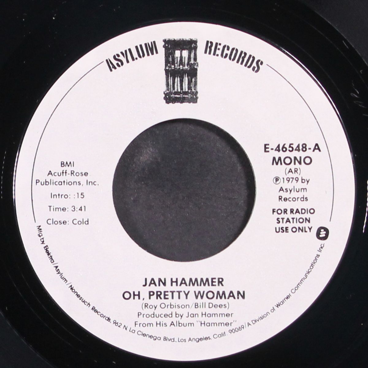 oh, pretty woman / mono by JAN HAMMER