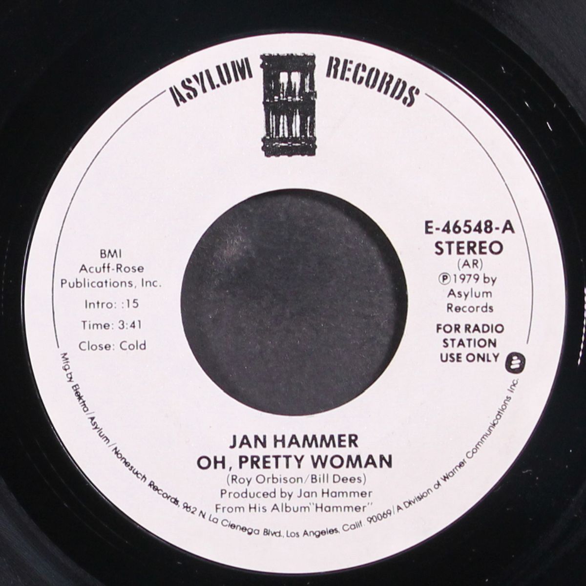 oh, pretty woman / mono by JAN HAMMER