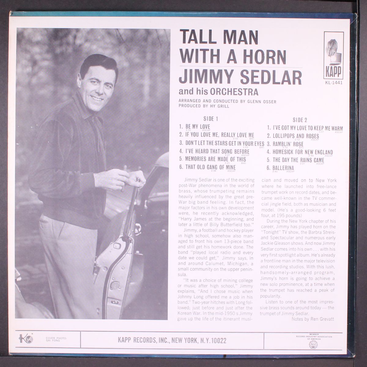 tall man with a horn by JIMMY SEDLAR