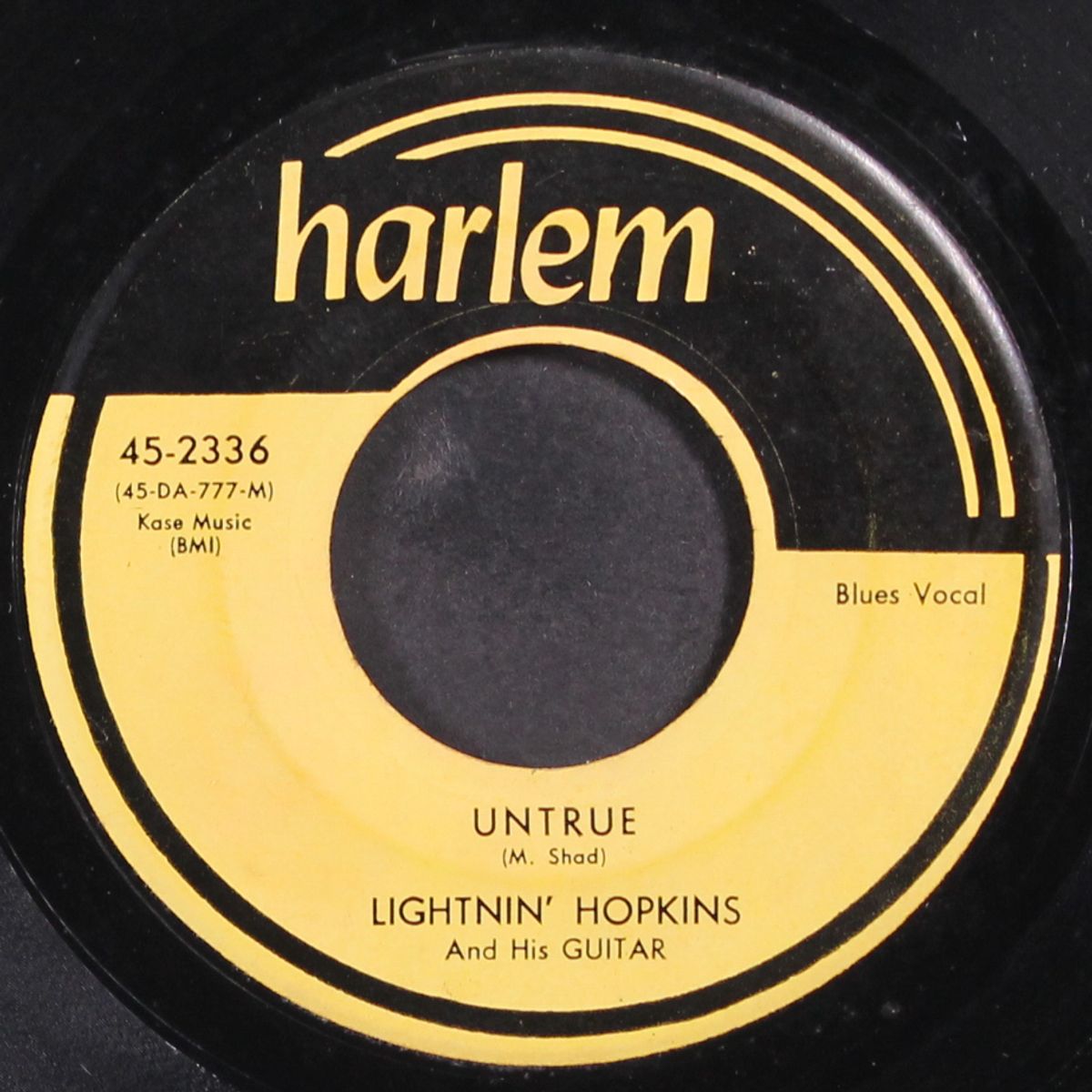 untrue / good old woman by LIGHTNIN' HOPKINS