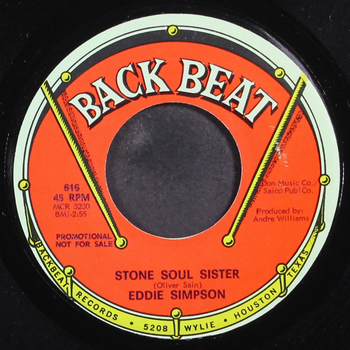 stay that ways / stone soul sister by EDDIE SIMPSON
