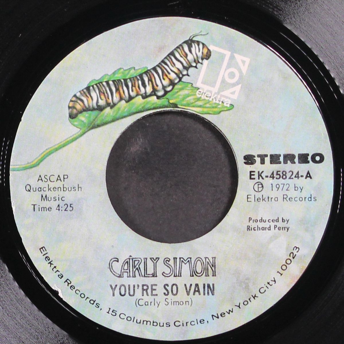 you're so vain / his friends are more than fond of robin by CARLY SIMON