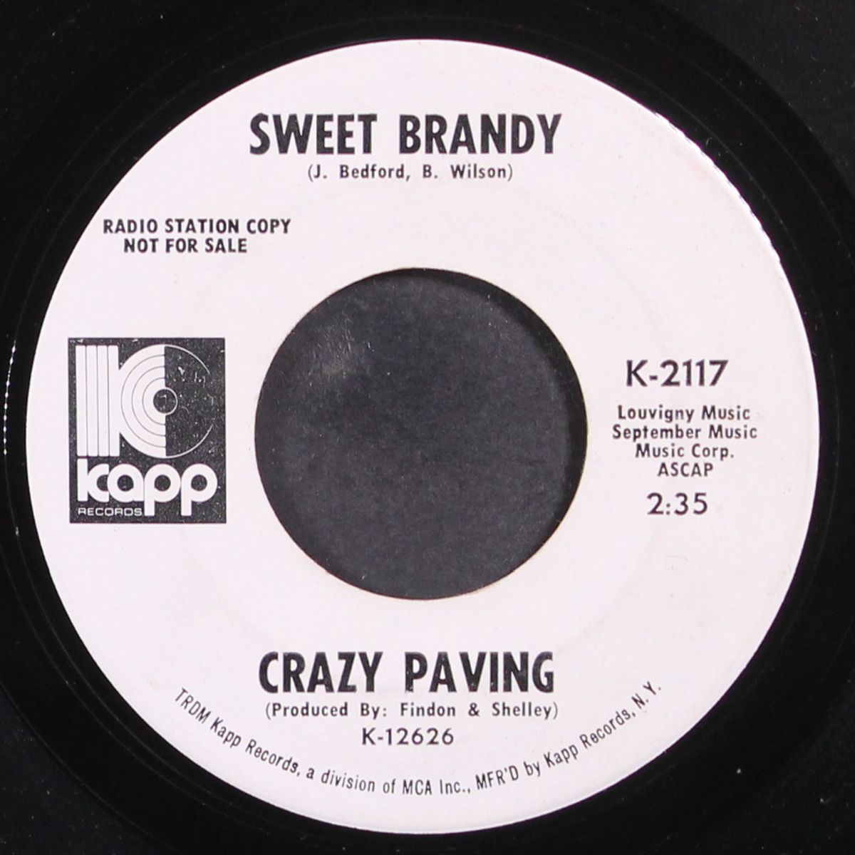 anytime sunshine / sweet brandy by CRAZY PAVING