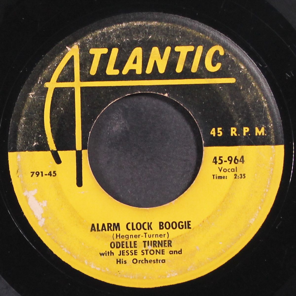 alarm clock boogie / draggin' hours by ODELLE TURNER