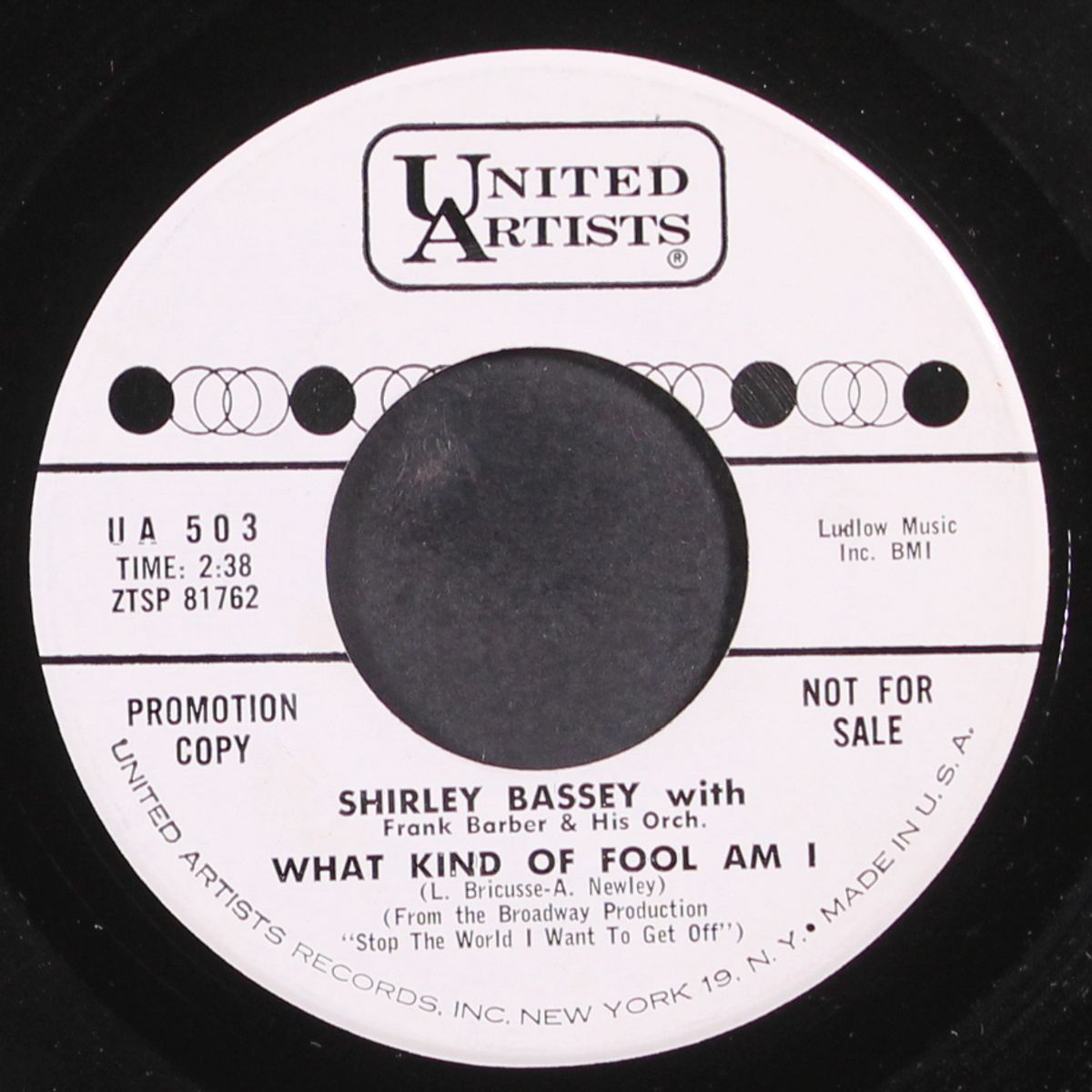 what kind of fool am i by SHIRLEY BASSEY