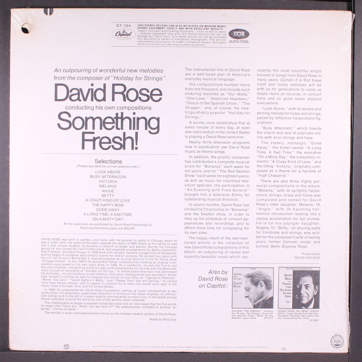 something fresh by DAVID ROSE