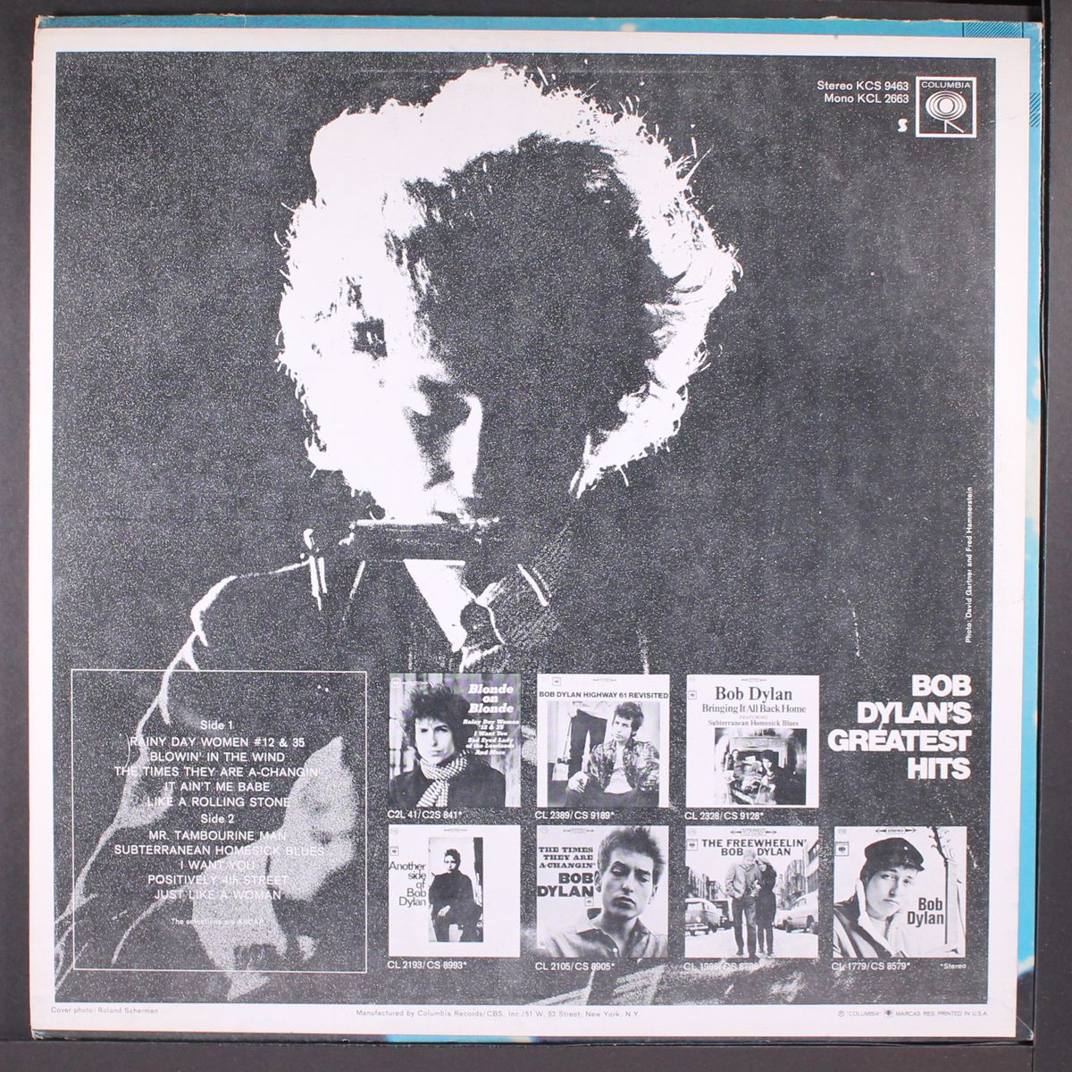 greatest hits by BOB DYLAN