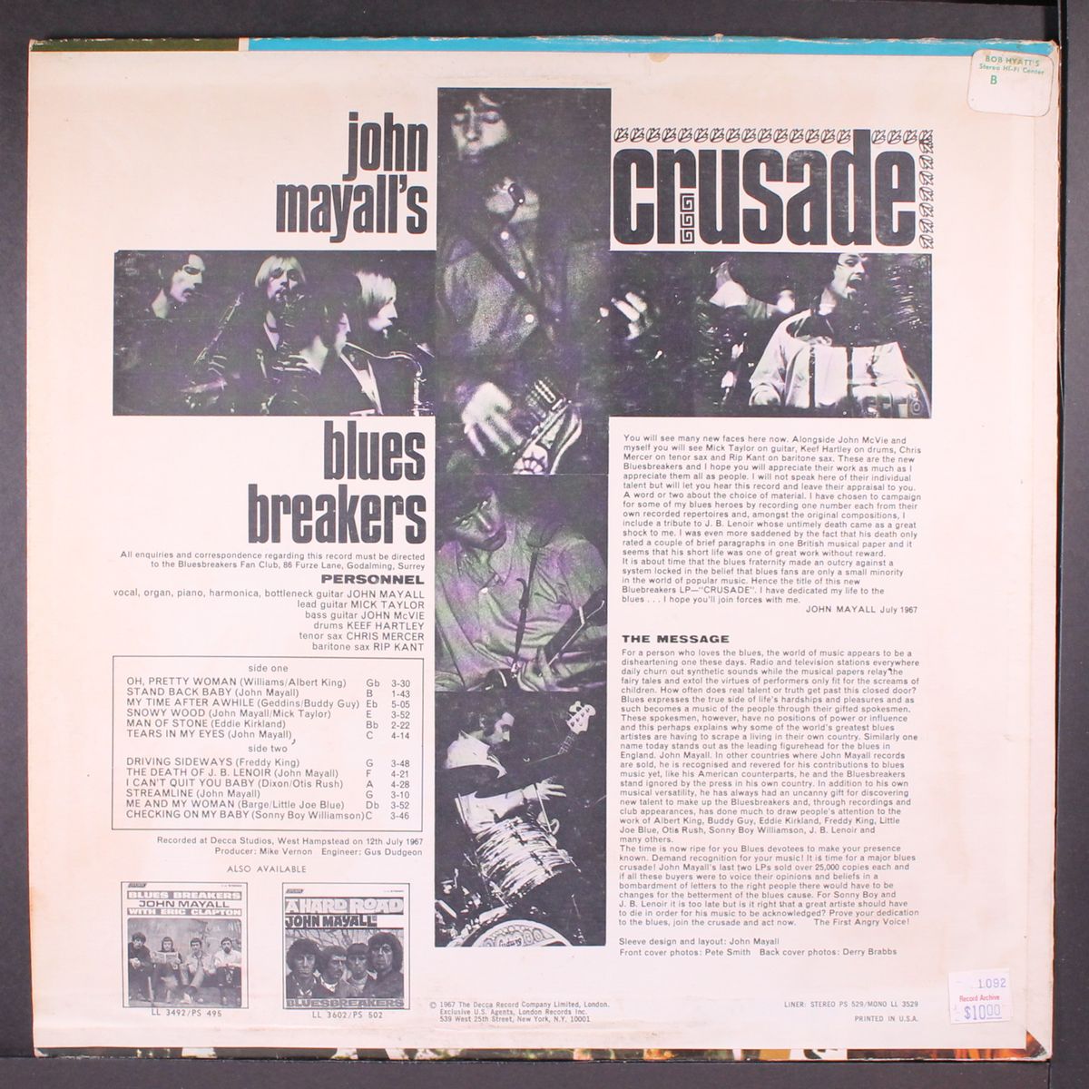 crusade by JOHN MAYALL