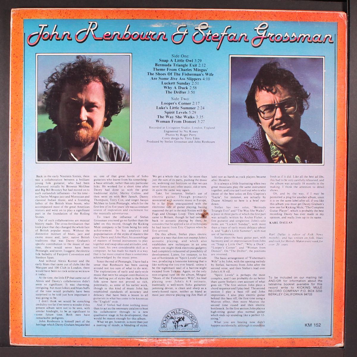 stefan grossman & john renbourn by STEFAN GROSSMAN & JOHN RENBOURN