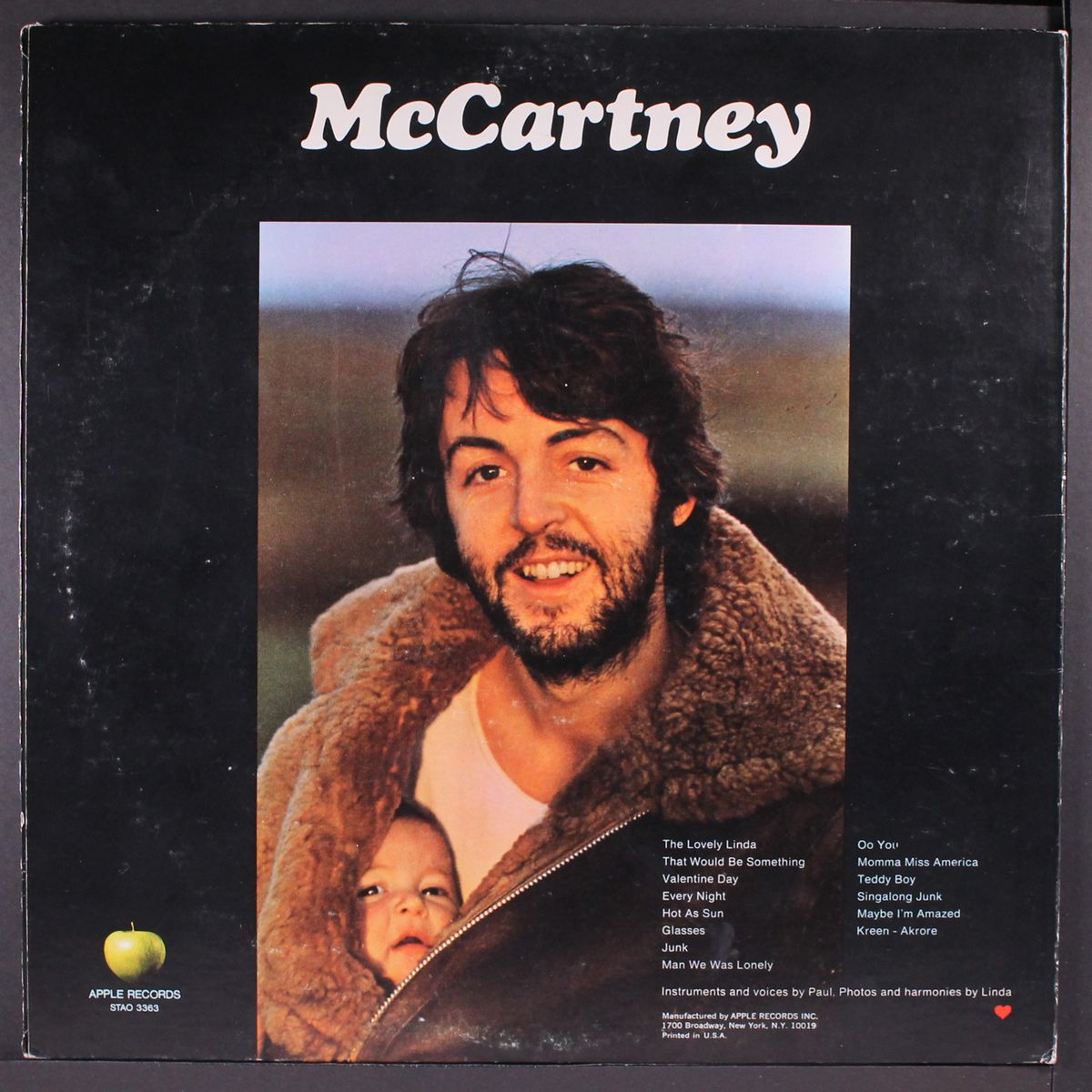 mccartney by PAUL MCCARTNEY