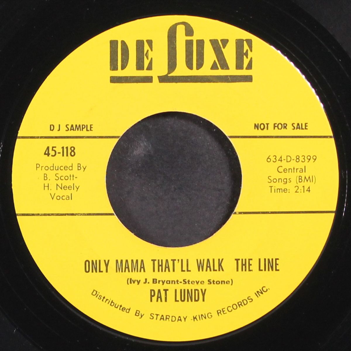 only mama that'll walk the line / same by PAT LUNDY