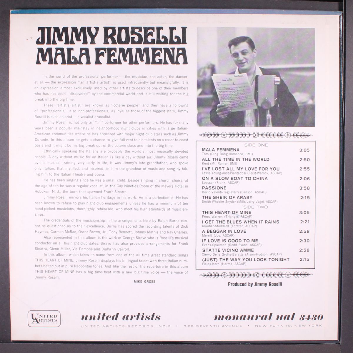 mala femmena by JIMMY ROSELLI
