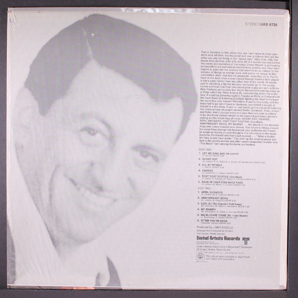 let me sing and i'm happy by JIMMY ROSELLI