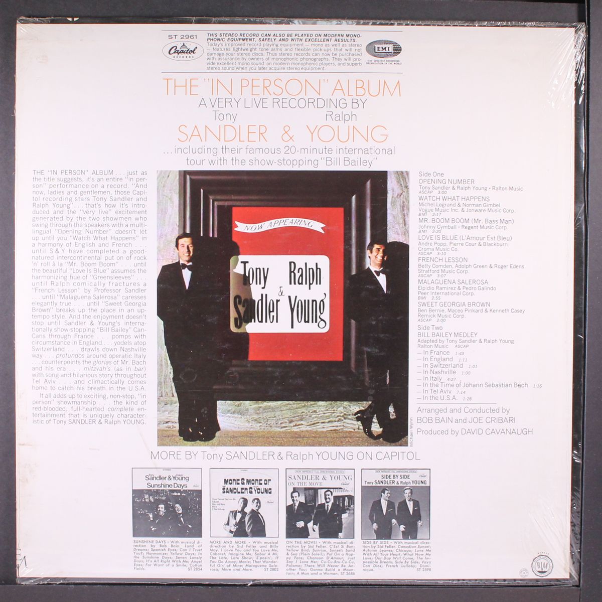 the in person album by SANDLER & YOUNG