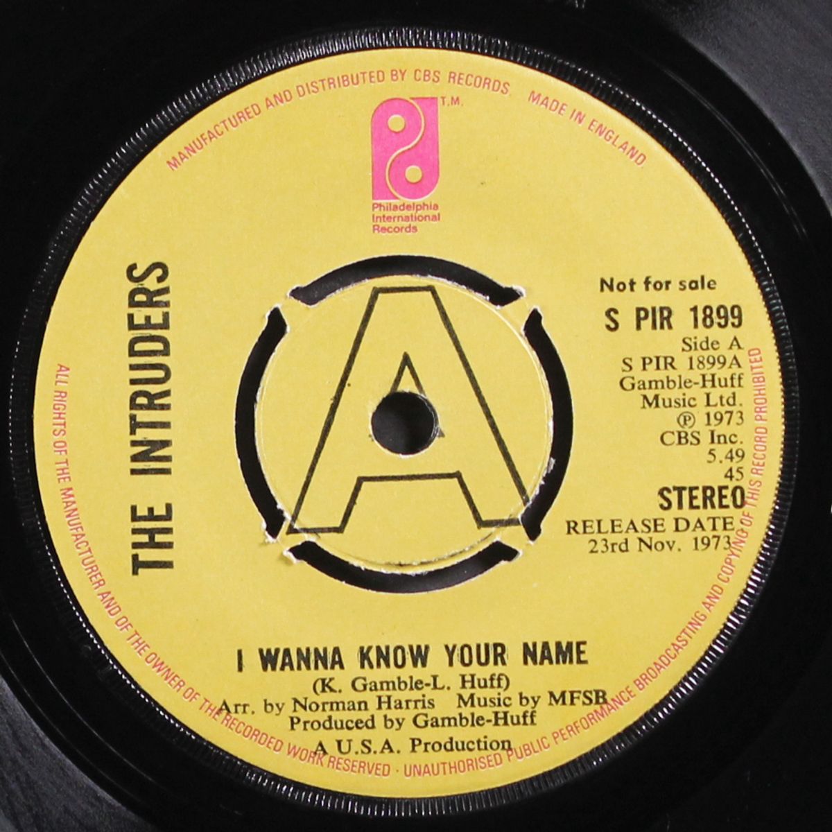 i wanna know your name / hang in there by INTRUDERS