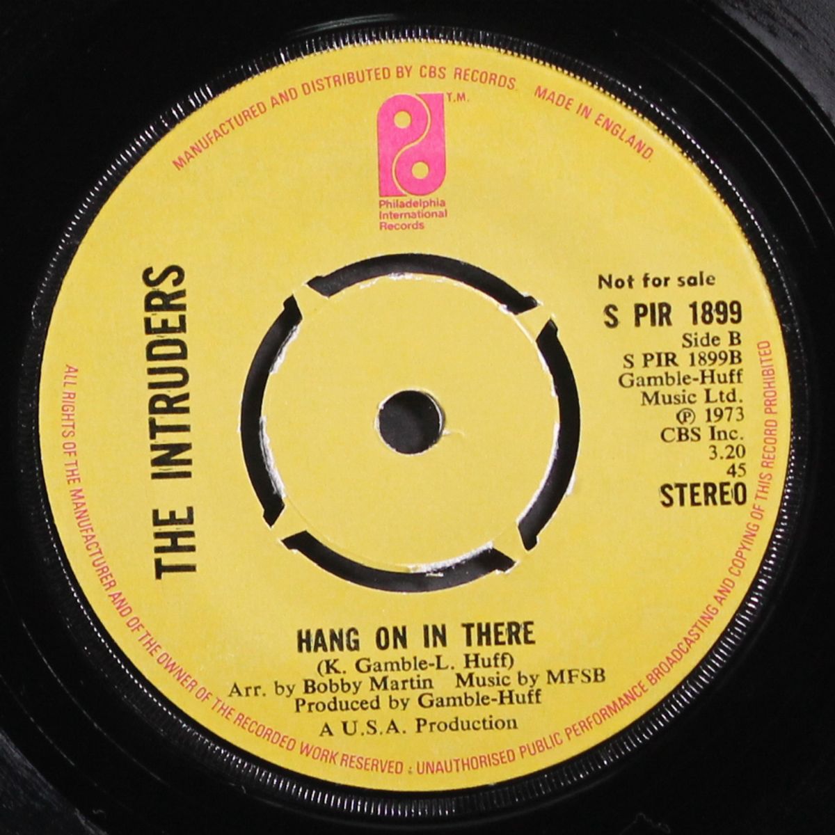 i wanna know your name / hang in there by INTRUDERS