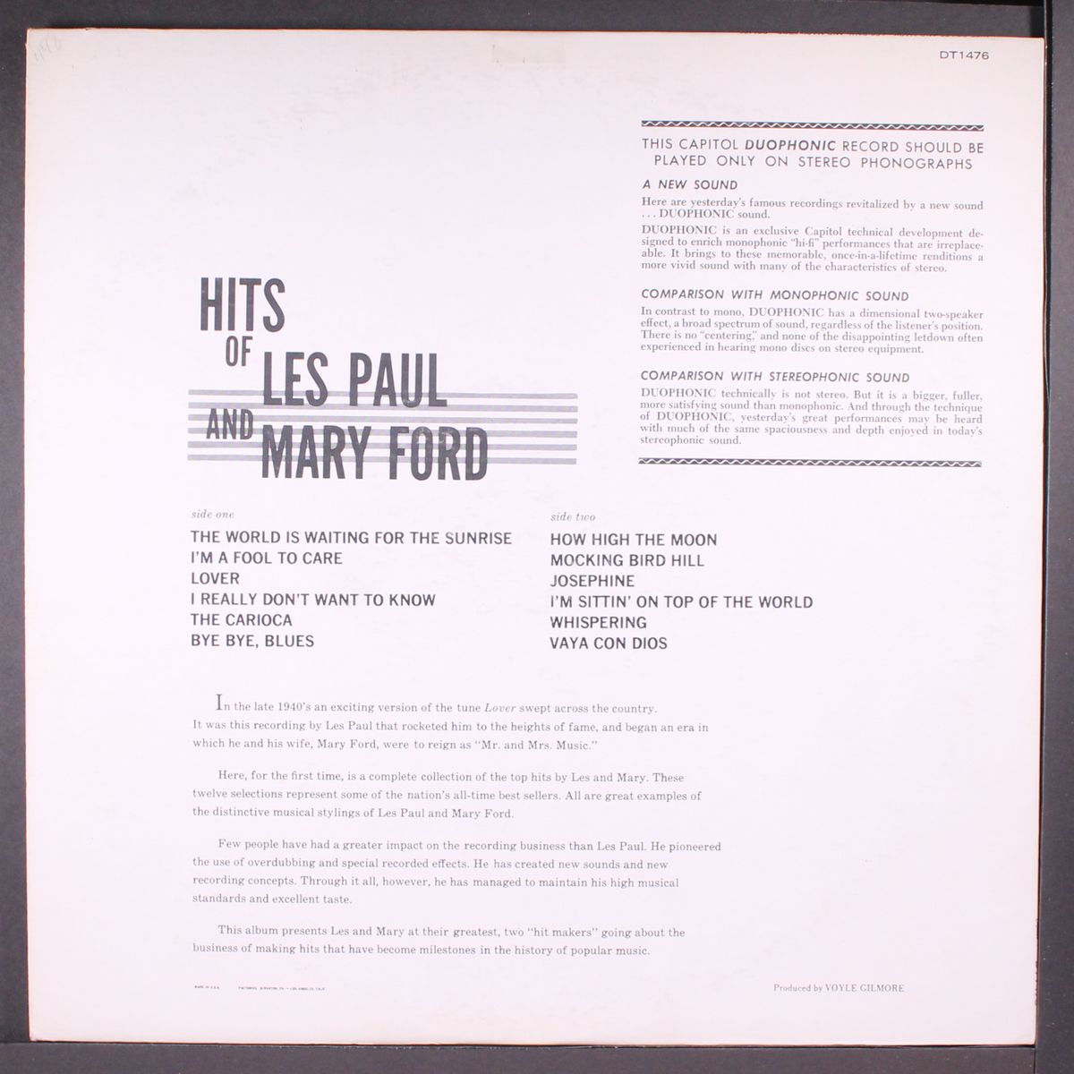 hits of les and mary by LES PAUL & MARY FORD