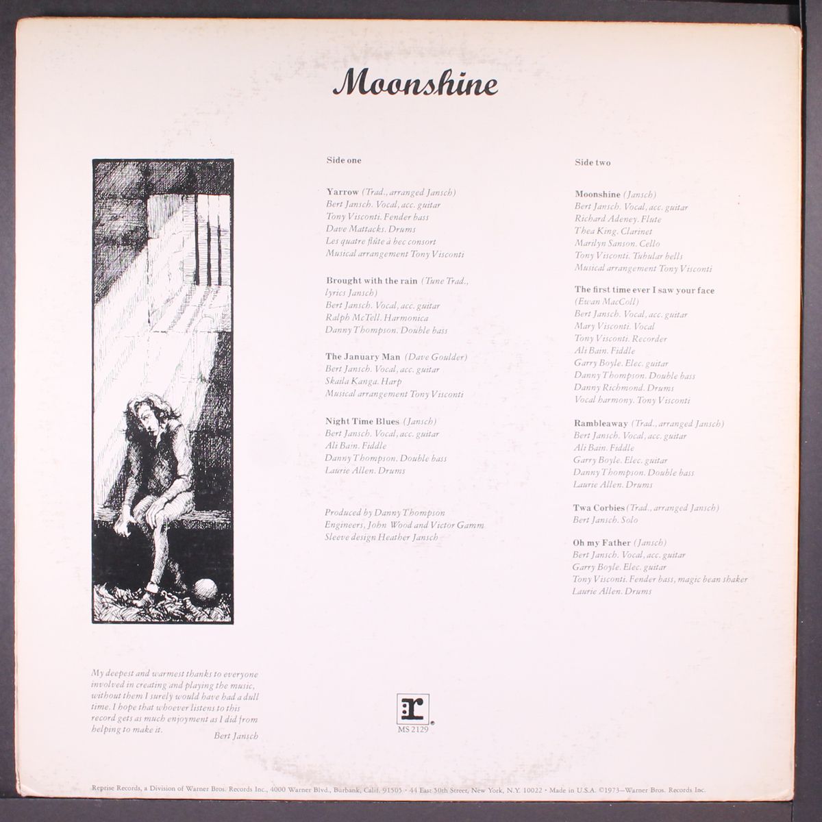 moonshine by BERT JANSCH