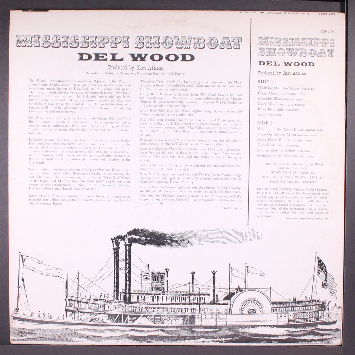 mississippi showboat by DEL WOOD