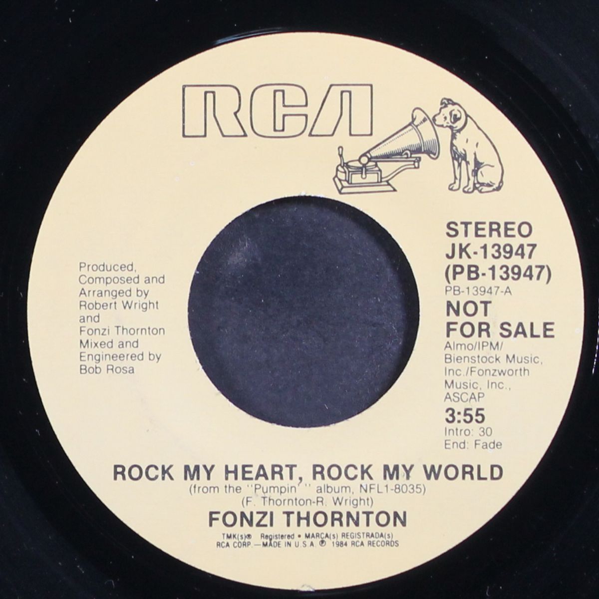 rock my heart, rock my world / same by FONZI THORNTON