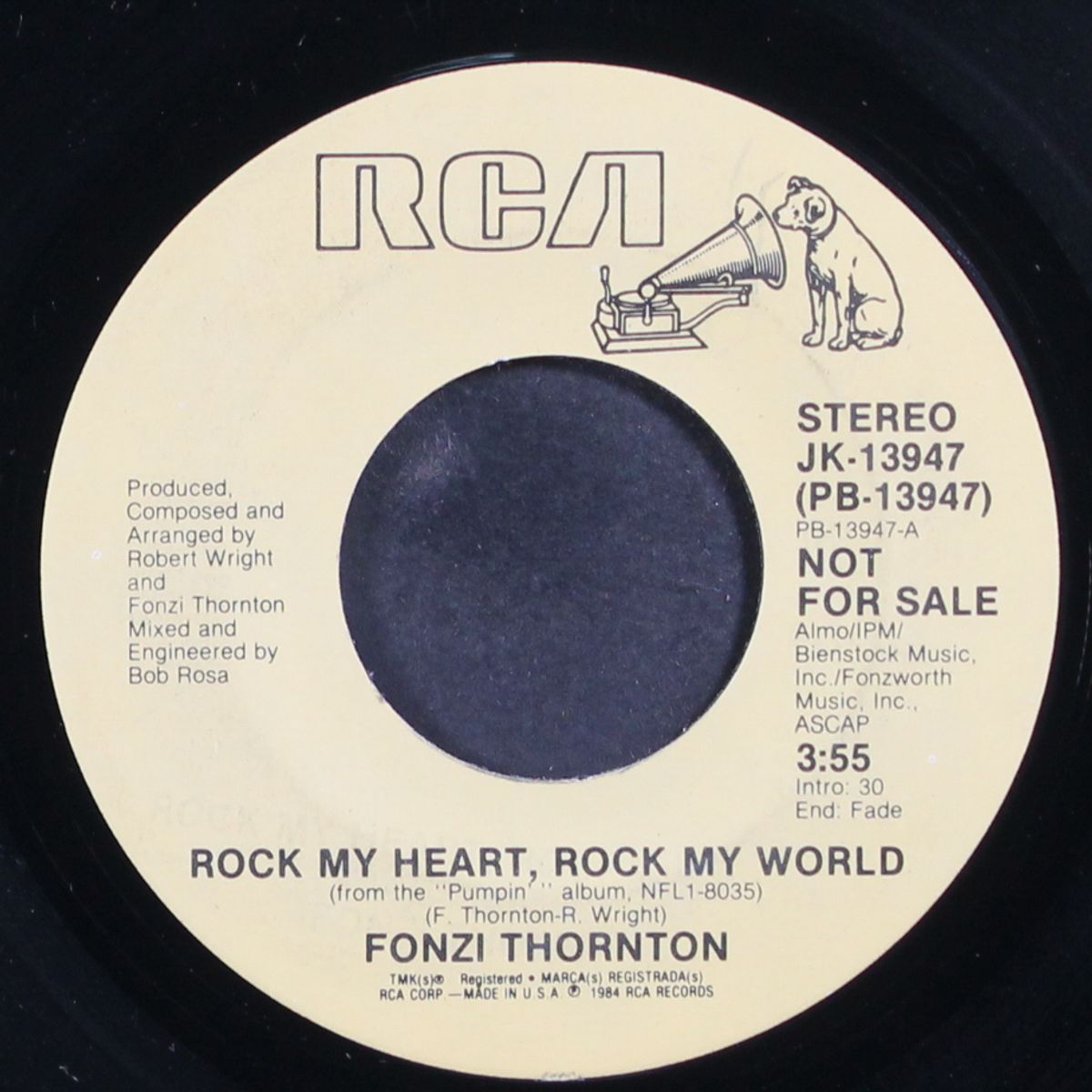 rock my heart, rock my world / same by FONZI THORNTON