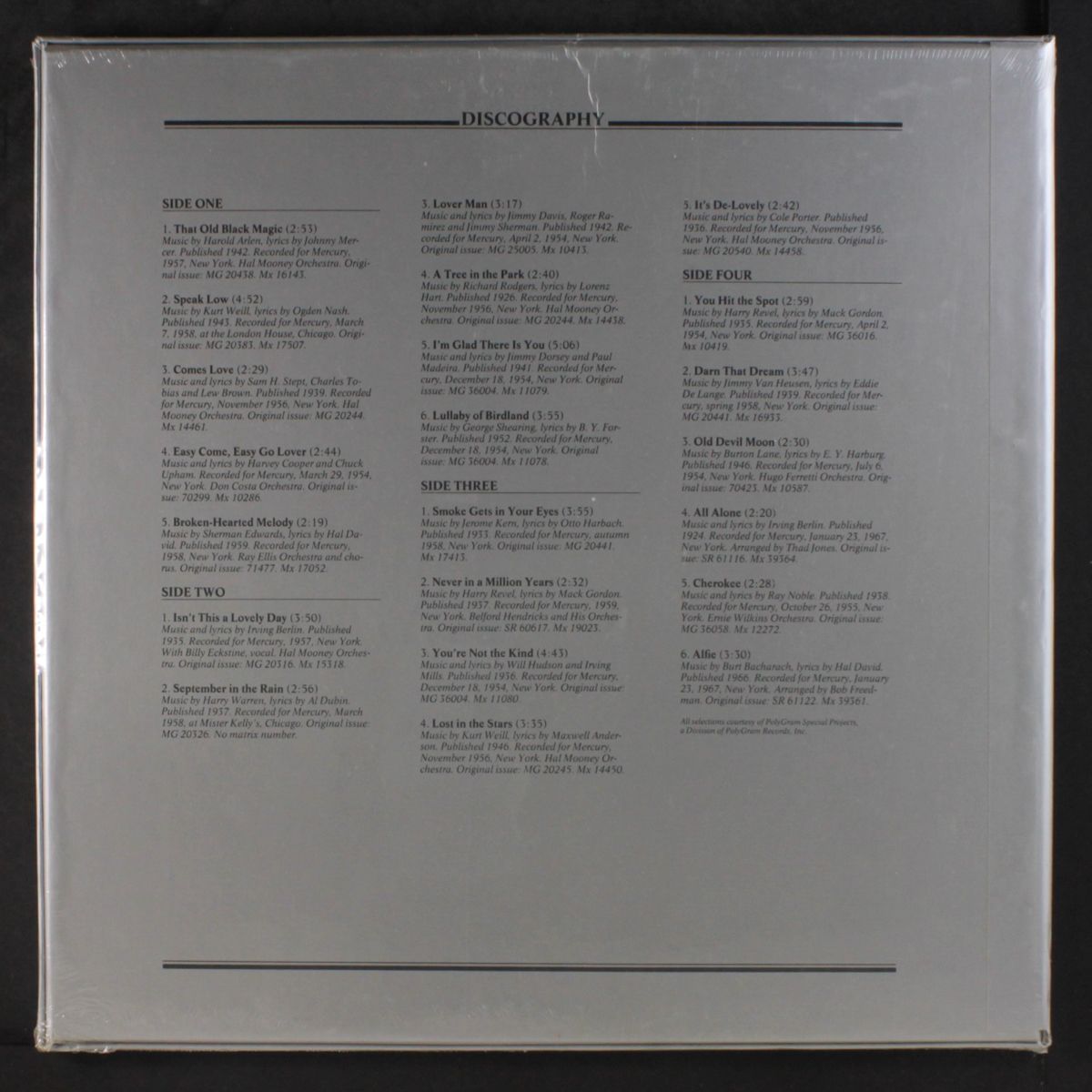 legendary singers by SARAH VAUGHAN