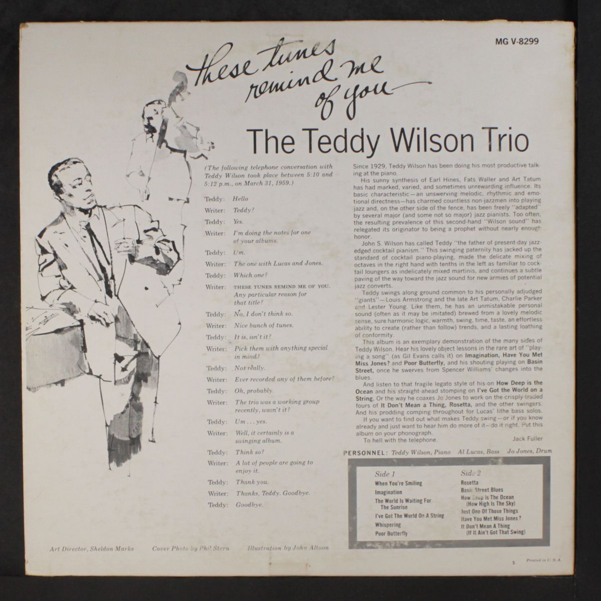 these tunes remind me of you by TEDDY WILSON