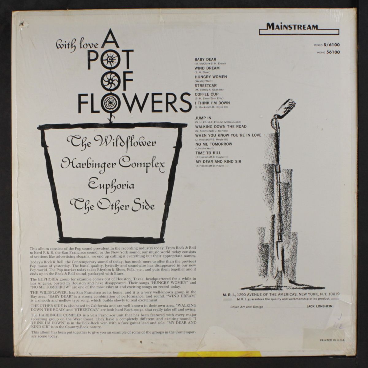with love, a pot of flowers by VARIOUS