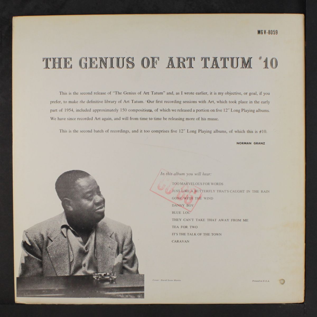 the genius of #10 by ART TATUM