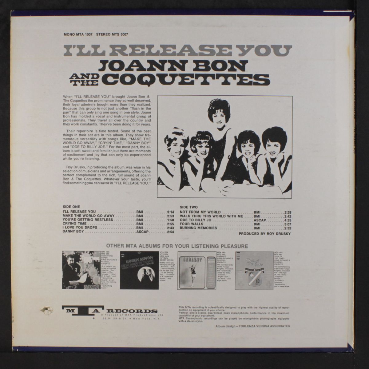 i'll release you by JOANN BON & THE COQUETTES