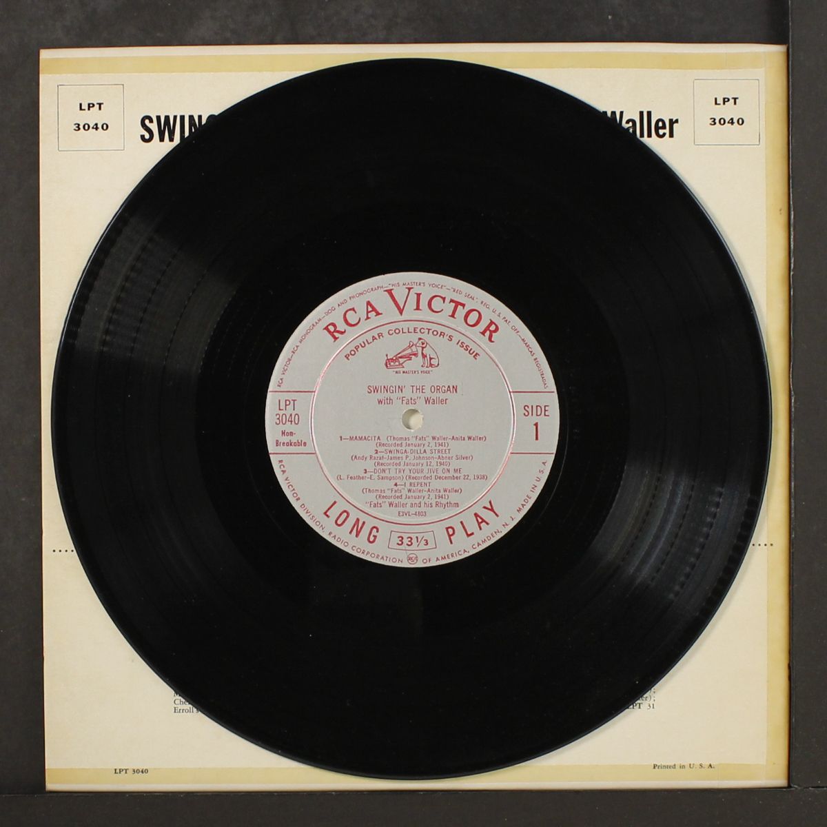 swingin' the organ by FATS WALLER