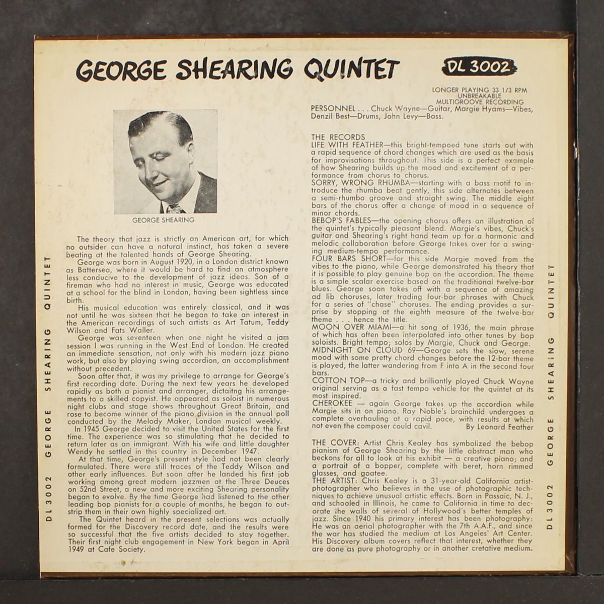 george shearing quintet by GEORGE SHEARING QUINTET