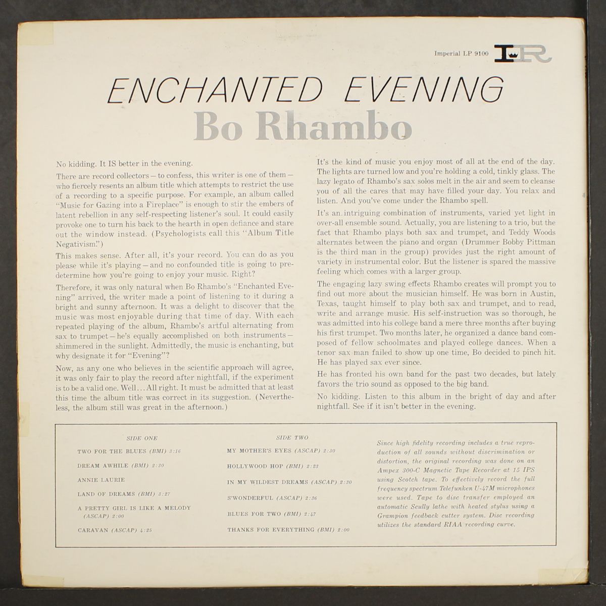 enchanted evening by BO RHAMBO